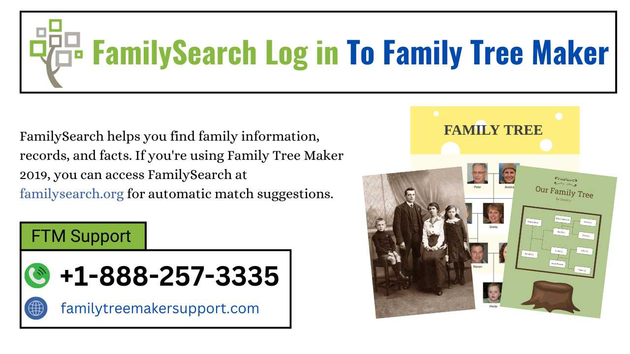 Family tree maker Support