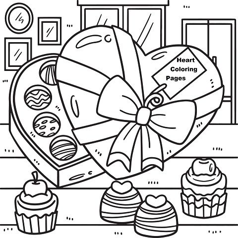 48+ Heart Coloring Pages - Download Heart Images Free!