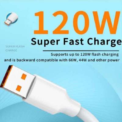 120W / 6A Super Fast Charging Micro USB  Type C