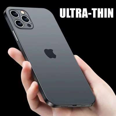 Ultra Thin Matte Phone Case For Iphone 11 12 13 14 15 plus Pro Max