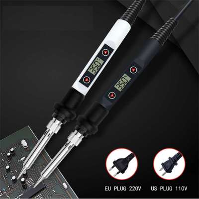 80W Soldering Iron Electric Welding Tools Solder Wire Tweezers Hand