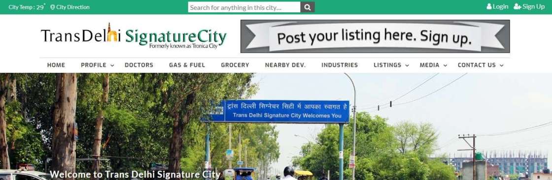 Trans Delhi Signature City Cover