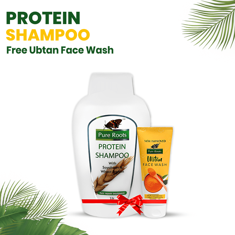 Buy Protein Shampoo 1000ml with 100ml Ubtan Face Wash Pack of 2 at Best Price in India