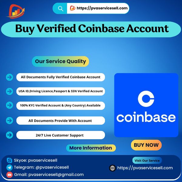 Buy Verified Coinbase Account - PVA Service Sell