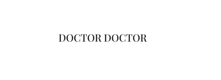 Doctor Doctor Cover