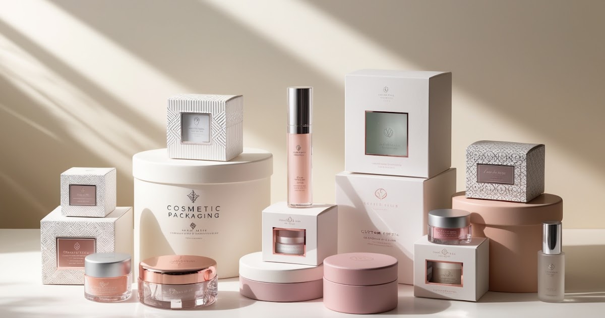 Custom Cosmetic Packaging Boxes: Elevating Brand Identity and Sustainability