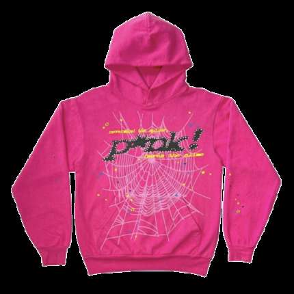 pink spider hoodie